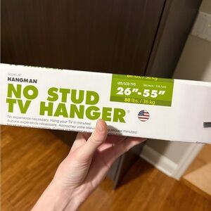 No Stud TV Hanger  - Fits 26"-55" TVs